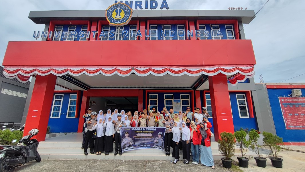 Polres Inhu Gelar Sosialisasi Tertib Berkendara di Kampus UNRIDA